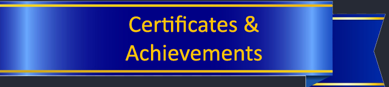 Certificates & Achievemets